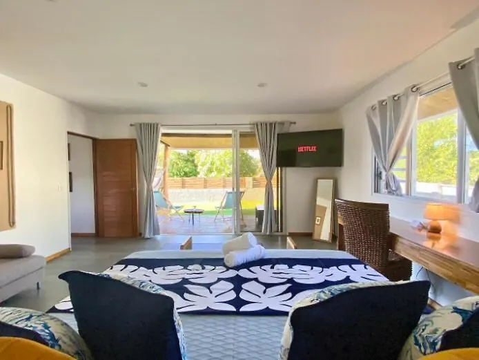 Сasa de vacaciones Holiday House Nuupure - Acces Plage Privee & Terrain De Pickelball Maatea Polinesia Francesa