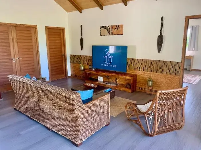 Holiday House Nuupure - Acces Plage Privee & Terrain De Pickelball Maatea